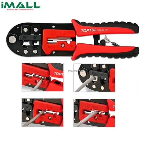 Kềm Bấm Đầu Dây Cos TOPTUL DKAC2420