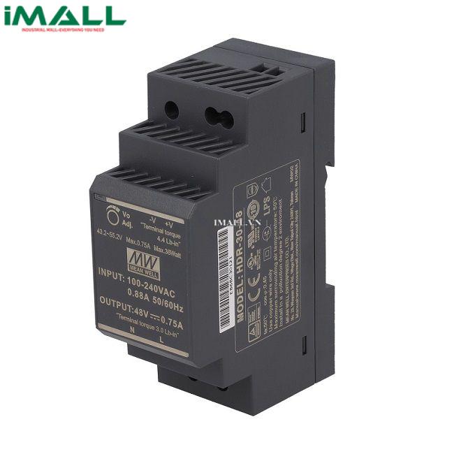 Bộ nguồn Meanwell HDR-30-48 (30W 48V 0.75A)