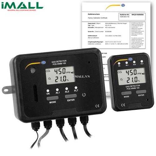 Máy dò khí CO2 (0~50000 ppm; 0~30 %; 0~50 °C; kèm Certificate ISO) PCE WMM 100-ICA