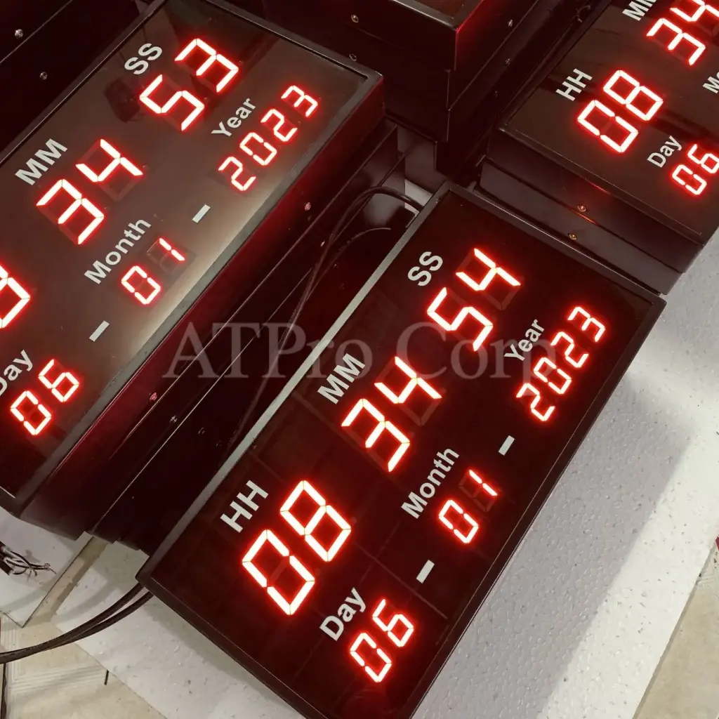 Đồng hồ điện tử 16 số nhỏ ATPRO ATC-HMS-D-S
