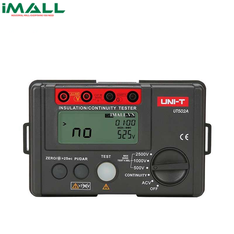 UNI-T UT502A Insulation Resistance Tester (500~2500V, 20GΩ)