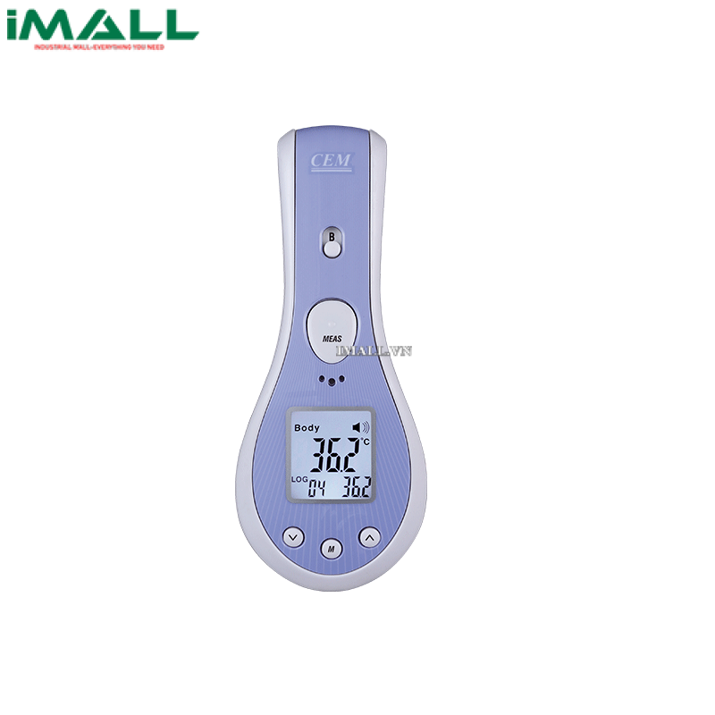 Nhiệt kế hồng ngoại đo nhiệt độ cơ thể không tiếp xúc CEM DT-806C (32~ 42.5°C (người) hoặc 0~60°C (vật); ±0.3°C)