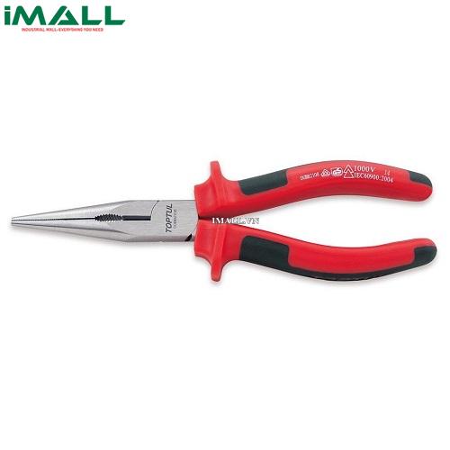 Kìm mũi dài cách điện Toptul DGBB2108 (1000V, 8")