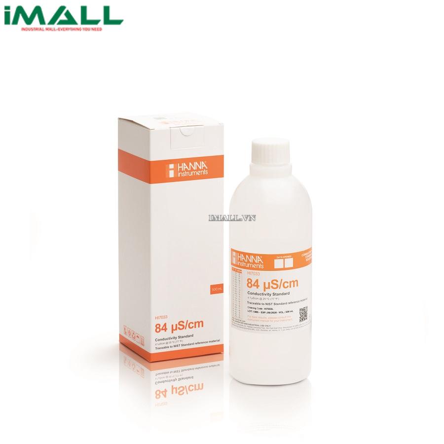 Dung Dịch Hiệu Chuẩn Độ Dẫn 84 µS/cm HANNA HI7033L (500mL)