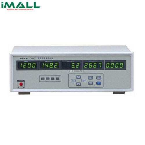 Thiết bị kiểm tra công suất máy biến áp Beich CH400 (300V/2A; 100V/20A; 0.5%; 7-window LED)