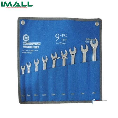 Bộ cờ lê vòng miệng 9 cái C-MART T0008