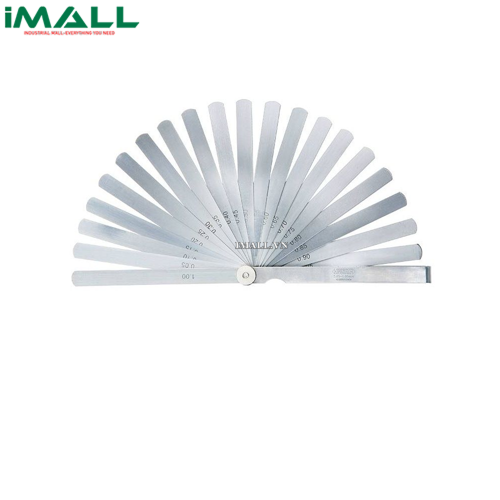 Căn lá INSIZE 4605-201 (0.05-1.00mm, 200mm, 20 lá)