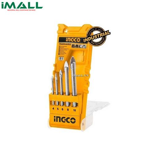 Bộ mũi khoan kiếng (kính) (4-10mm) Ingco AKD7058