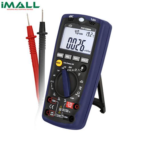 Máy đo môi trường đa năng PCE EM 886 (kèm đo ánh sáng, nhiệt độ độ ẩm)