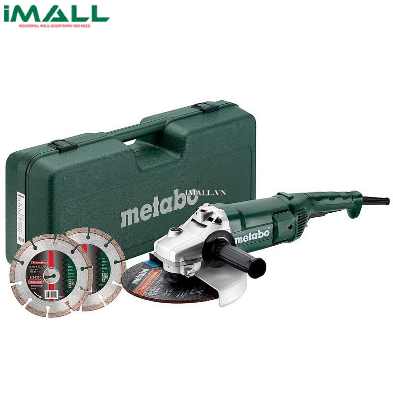Máy mài góc METABO SET WE 2200-230 (220-240 V / 50-60 Hz) (691081000)