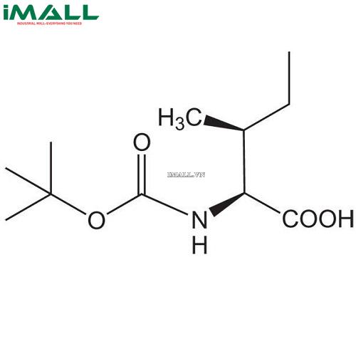 Hóa chất Boc-Ile-OH . 0.5 H₂O (C₁₁H₂₁NO₄ * 0.5H₂O; Chai nhựa 100 g) Merck 8530470100