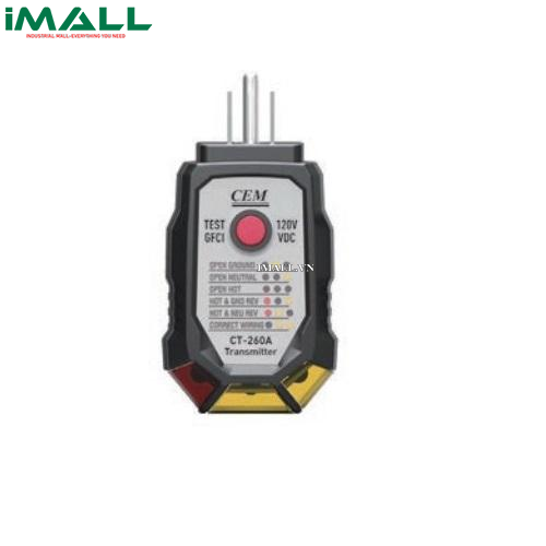 Thiết bị kiểm tra vị trí aptomat tích hợp kiểm tra ổ cắm GFCI CEM CT-260A (AC 90-132V)