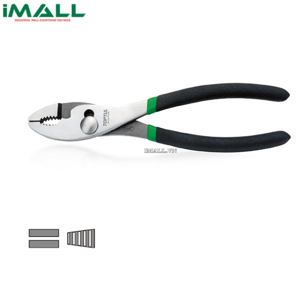 Kìm 2 lỗ Toptul DHAA1208 (8")