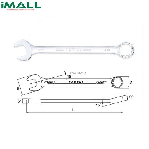 Cờ lê vòng miệng hệ inch 2" Toptul ACEB6464