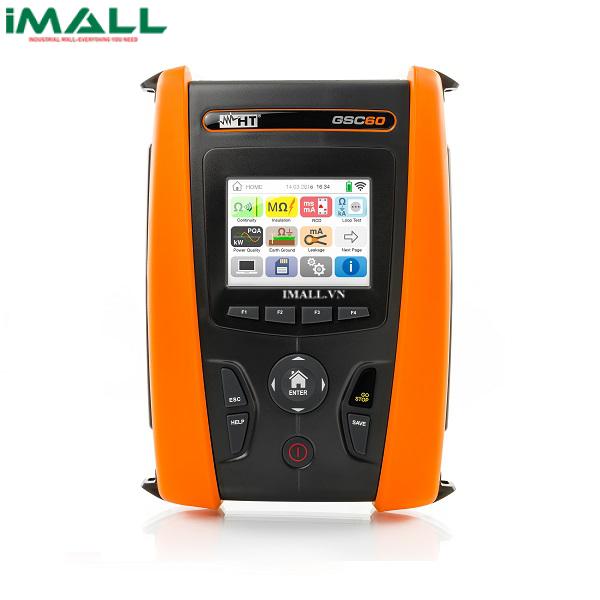 Thiết bị kiểm ra an toàn điện và phân tích mạng network HT Instrument GSC60 (Màn hình cảm ứng)