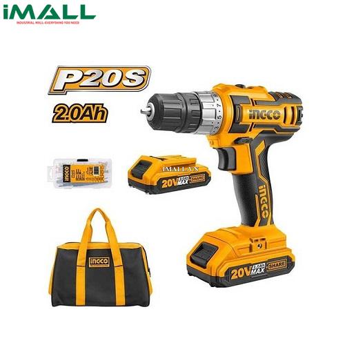 Máy khoan vặn vít dùng pin (20V) Ingco CDLI20025