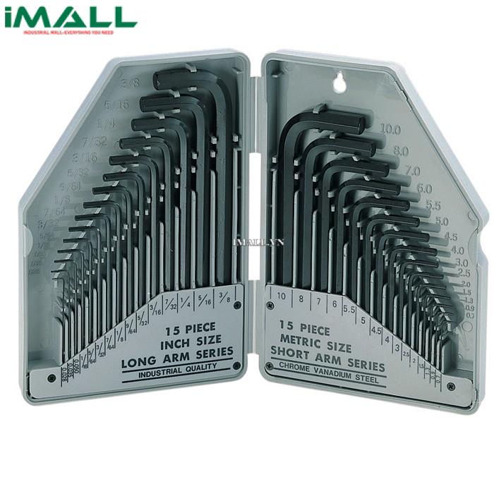 Bộ lục giác 30 cây tích hợp hệ inch &amp; mm Pro'skit 8PK-027