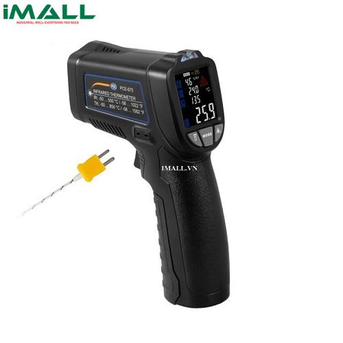Nhiệt kế hồng ngoại (-50~550°C; 13 :1, Loại K, kèm Certificate ISO) PCE 675-ICA