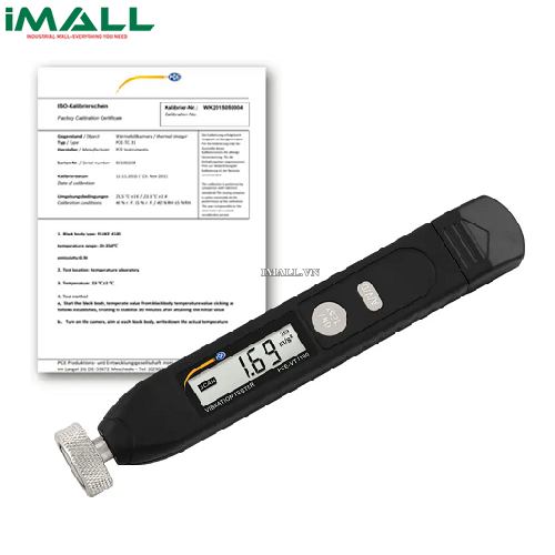 Máy đo độ rung (0,01~199,9 m/s²; 0,01~199,9 mm/s; 0,001~1,999 mm; kèm certificate ISO) PCE VT 1100M-ICA