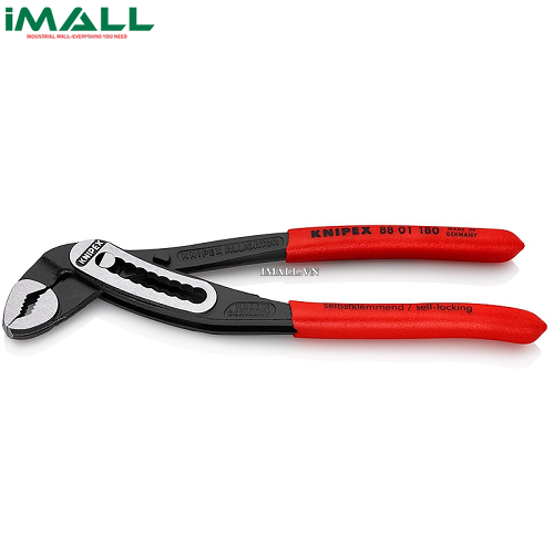 Kìm Nước Mỏ Quạ Alligator® (Ø42mm, 180mm) Tay đỏ Knipex 88 01 180