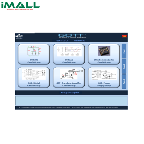 Bộ thực hành điện-điện tử trên PC GOTT GOTT-PCBASE-EE (102-975)