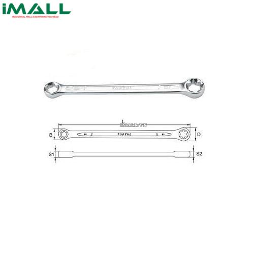 Cờ lê sao 2 đầu vòng TOPTUL AAEE0608