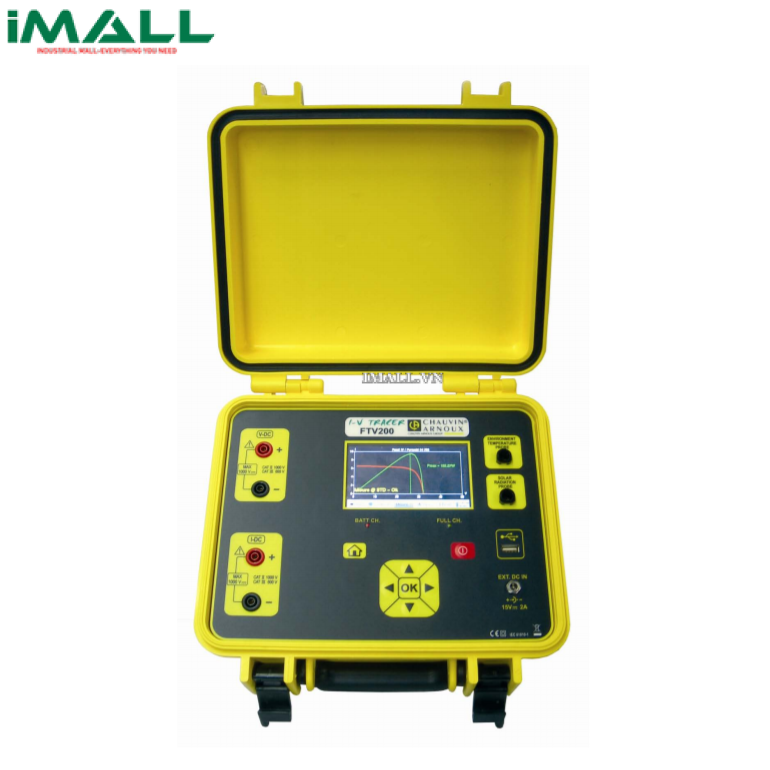 Thiết bị đo đường cong IV pin năng lượng mặt trời Chauvin Arnoux FTV200 (P01160745)