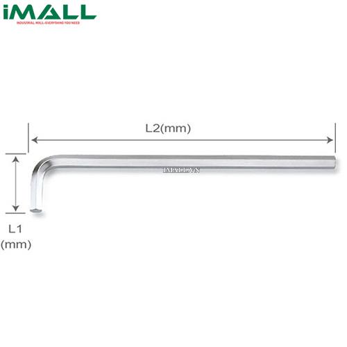 Lục giác chữ L (dài) 8mm TOPTUL AGAE0821