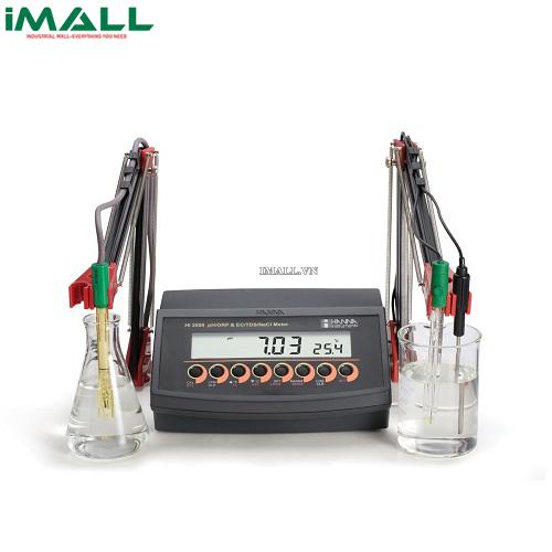 Máy Đo Đa Chỉ Tiêu pH/ORP/EC/TDS/Độ Mặn Để Bàn HANNA HI2550-02