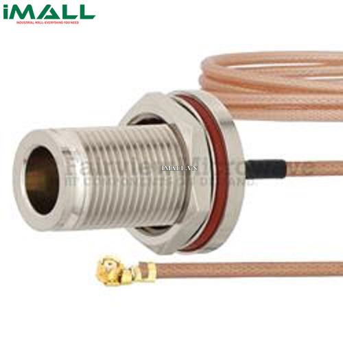 Cáp N Female Bulkhead - UMCX 2.5 Plug Fairview FMCA1012 (RG178-DS Coax; 3 GHz )