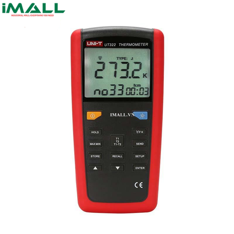 Thiết bị đo nhiệt độ tiếp xúc cầm tay UNI-T UT322 (K, J, T, E, 2CH)