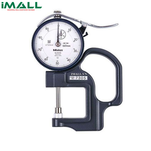 Đồng hồ đo độ dày vật liệu kiểu cơ Mitutoyo 7305 (0-20mm/ 0.01mm)