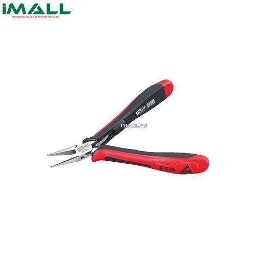 Kìm cắt mũi dài thẳng ESD KS Tools 500.7065 (130 mm )