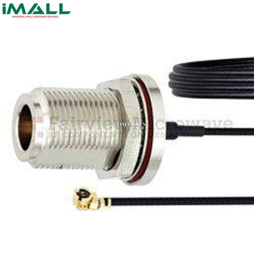 Cáp N Female Bulkhead - UMCX 2.5 Plug Fairview FMCA1009 (1.13mm Coax; 3 GHz )