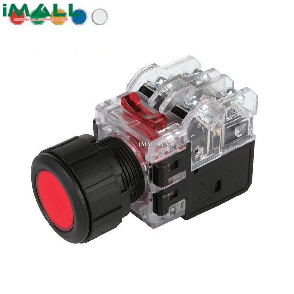 Nút nhấn nhả Hanyoung nux MRX-KM1D0R (25mm đèn Đỏ 12-24V)