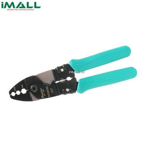 Kìm cắt,tuốt,bấm cos cáp đồng trục Pro'skit CP-418 (207.5mm)