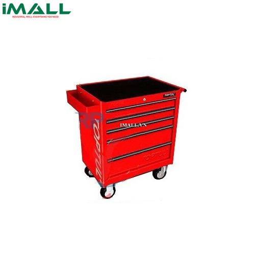 Tủ 5 ngăn với 3 ngăn có đồ nghề 157 chi tiết TOPTUL GCAJ0055 (màu đỏ)