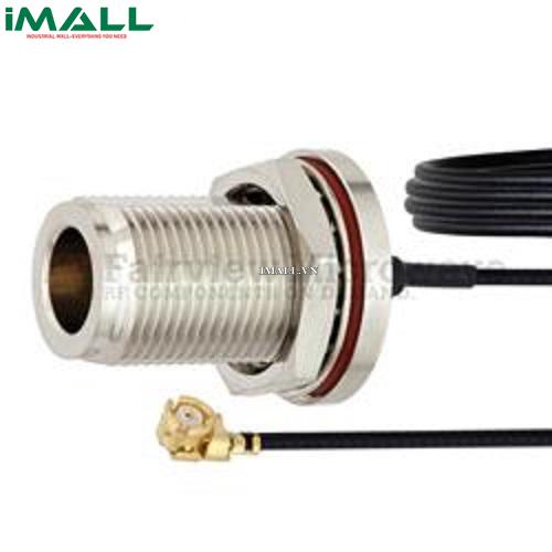 Cáp N Female Bulkhead - UMCX 2.5 Plug Fairview FMCA1008 (0.81mm Coax; 3 GHz )