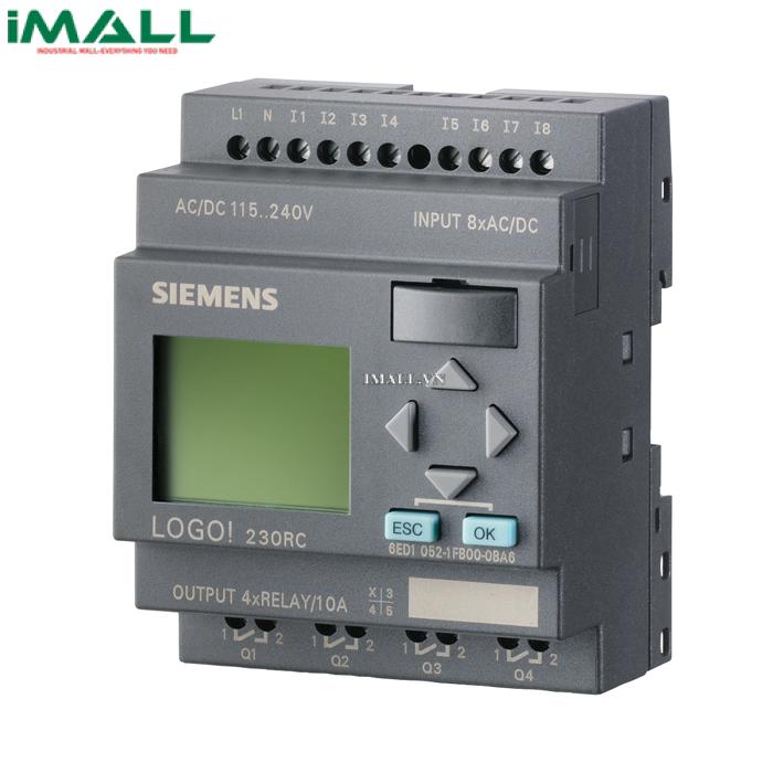 Bộ lập trình LOGO! 230RC Siemens 6ED1052-1FB00-0BA6 (8 DI/4 DO)
