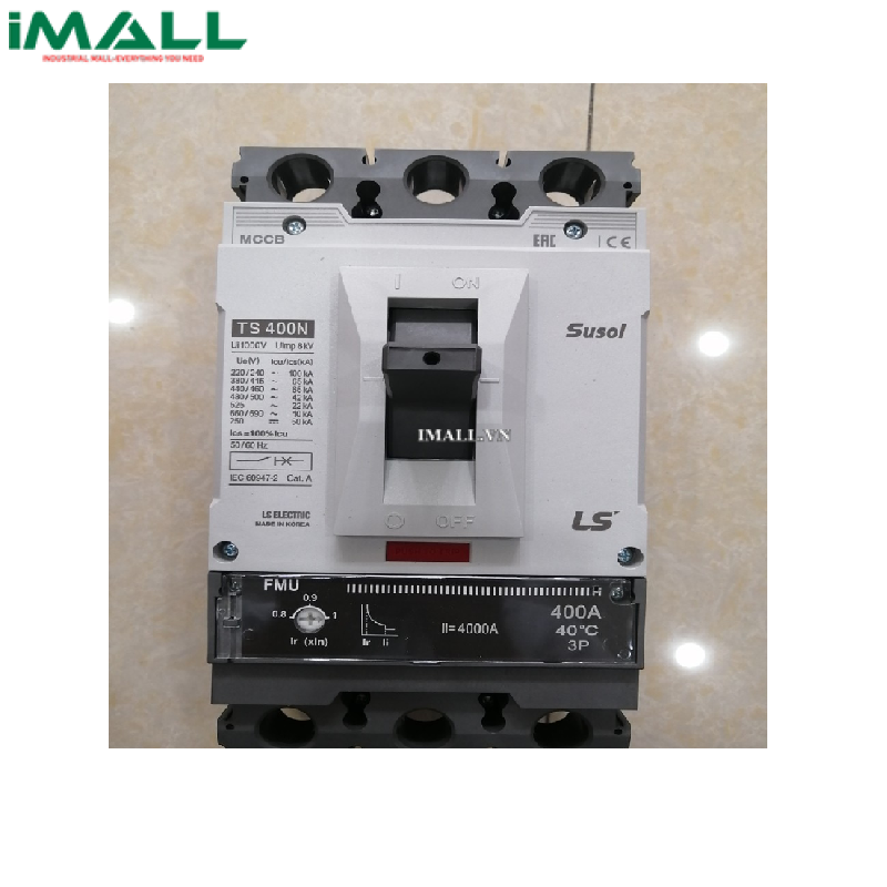 MCCB 3P LS Chỉnh dòng 400A TS400N FMU400 3P (65kA)