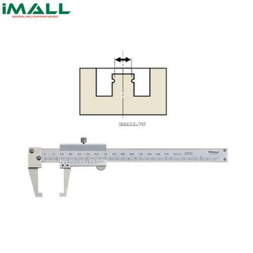 Thước cặp cơ khí (0-150mm x0.01mm) mỏ đo dạng cổ Mitutoyo 536-151