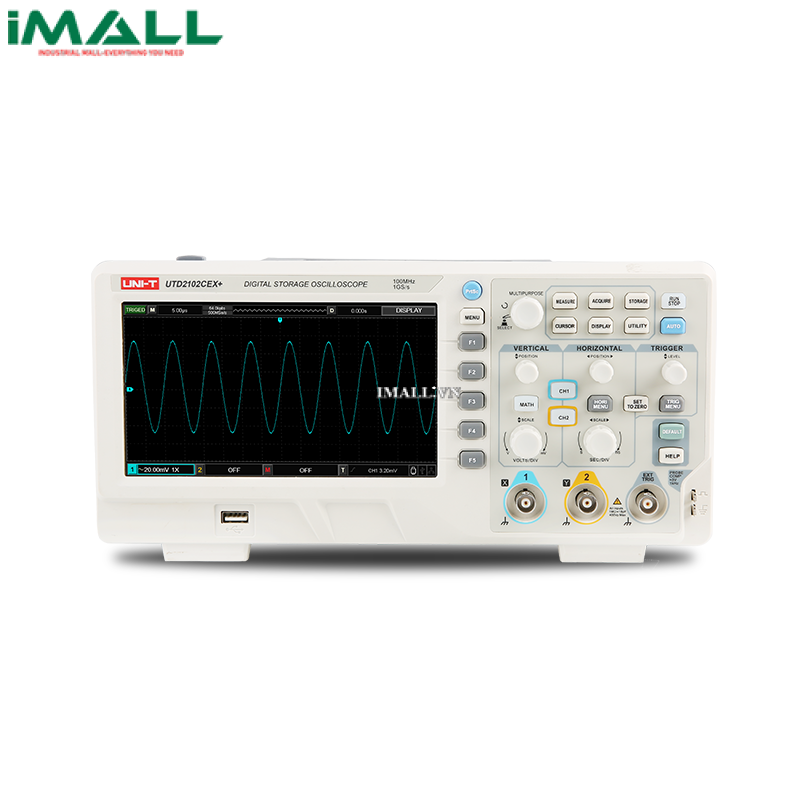 Máy hiện sóng số UNI-T UTD2202CEX+ (200 MHz, 2CH, 1 GSa/s)