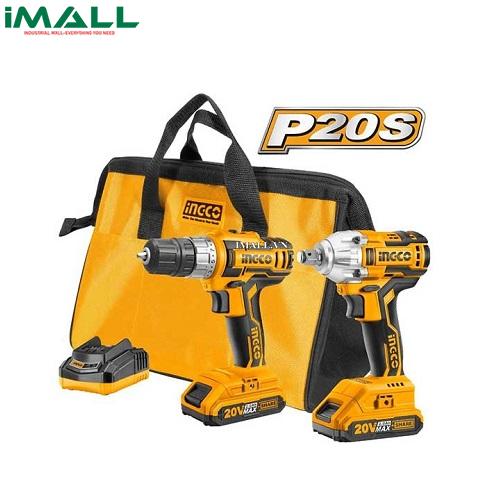 Bộ máy khoan và máy vặn vít (20V) Ingco CKLI2006