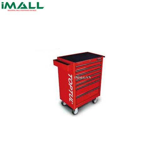 Bộ tủ 7 ngăn có 5 ngăn dụng cụ 283 chi tiết TOPTUL GT-28306 ( màu đỏ, có bánh xe di động, chống lật)