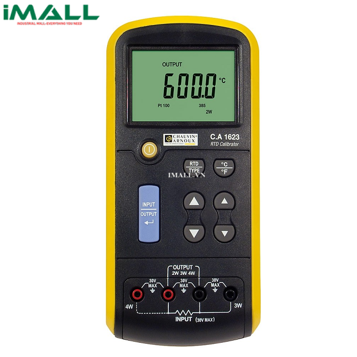 Máy hiệu chuẩn nhiệt độ cho đầu đo nhiệt điện trở Chauvin Arnoux C.A 1623 (P01654623, 7 loại đầu đo)