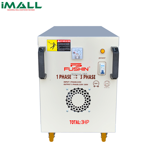 Biến áp 1P 220V ra 3P 380V-3Hp Fushin B1P3P-3HP(380V)