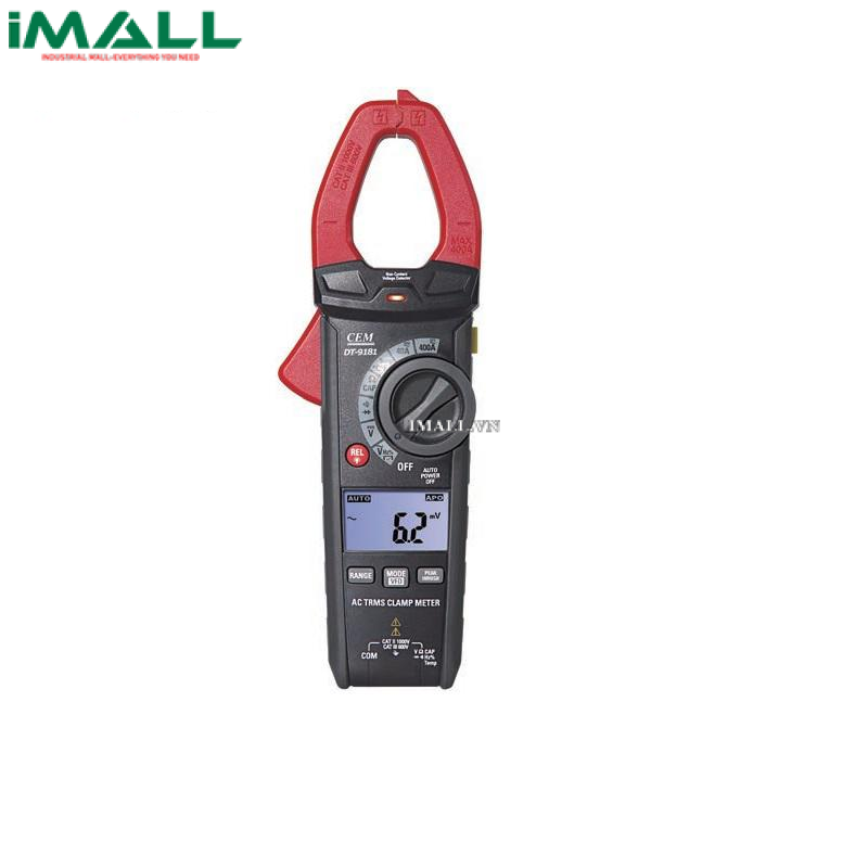 Ampe kìm AC CEM DT-9180C (True RMS, NVC, AC 400.0A, 600V)