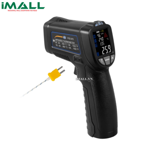 Nhiệt kế hồng ngoại đa chức năng PCE 675 (-50~550°C, 13 : 1)