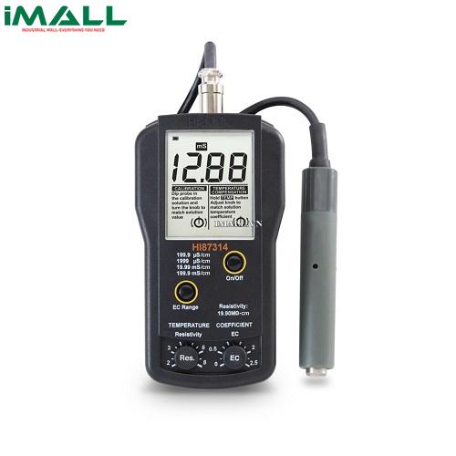 Máy đo EC/trở kháng HANNA HI87314 (199.9 mS/cm; 0 to 19.90 MΩ•cm)
