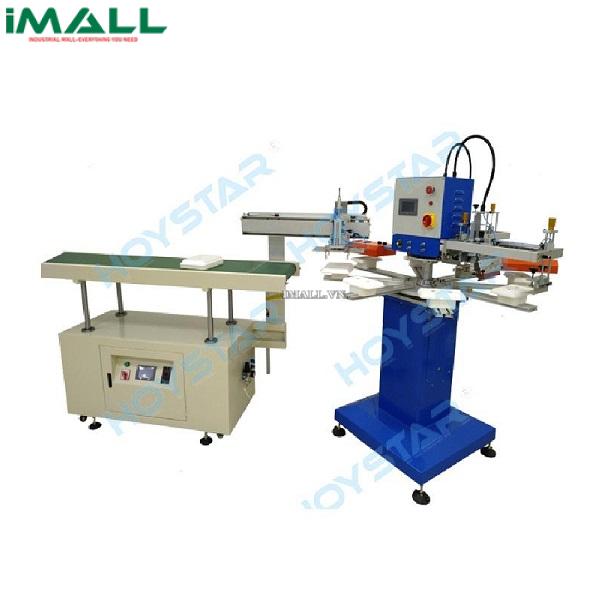Máy in lụa hai màu cho hộp cơm Hoystar GW-200TRS-B (1200 pcs/h)